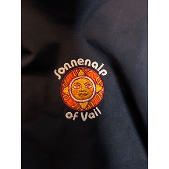 Cutter & Buck Navy Pullover Sweatshirt L/G Polyester V-Neck Embroidered Sonnenal - Picture 7 of 16